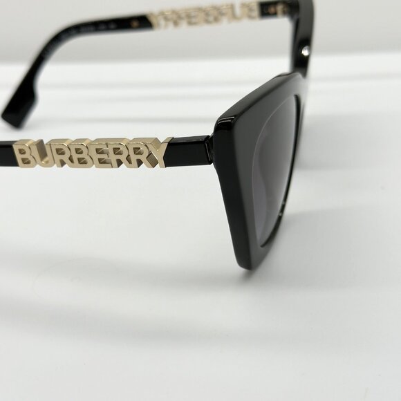 Burberry BE4372U 30018G Marianne Sunglasses Black Grey Gradient 52mm **READ** - Picture 13 of 14